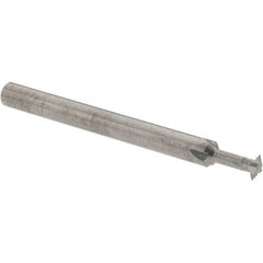 Accupro - 1/8° 1/8" Cut Diam, 0.036" Cut Width, 1/8" Shank, Solid Carbide Double-Angle Cutter - Americas Industrial Supply