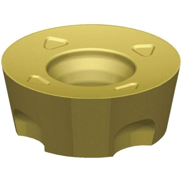 Kennametal - RPHT1204 442X4 Grade KCSM40 Carbide Milling Insert - TiN Finish, 3/16" Thick, 12mm Inscribed Circle - Americas Industrial Supply