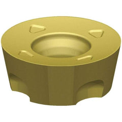 Kennametal - RPHT1204 442X4 Grade KCSM40 Carbide Milling Insert - TiN Finish, 3/16" Thick, 12mm Inscribed Circle - Americas Industrial Supply