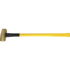 American Hammer - 8 Lb Aluminum Nonsparking Hammer - Exact Industrial Supply