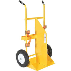 Vestil - 500 Lb Capacity 57" OAH Torch Cart - Dual Grip Handle, Steel, Foam Filled Wheels - Americas Industrial Supply