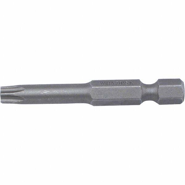 Wiha - T20 Power Bit - 1/4" Drive, 2" OAL - Americas Industrial Supply