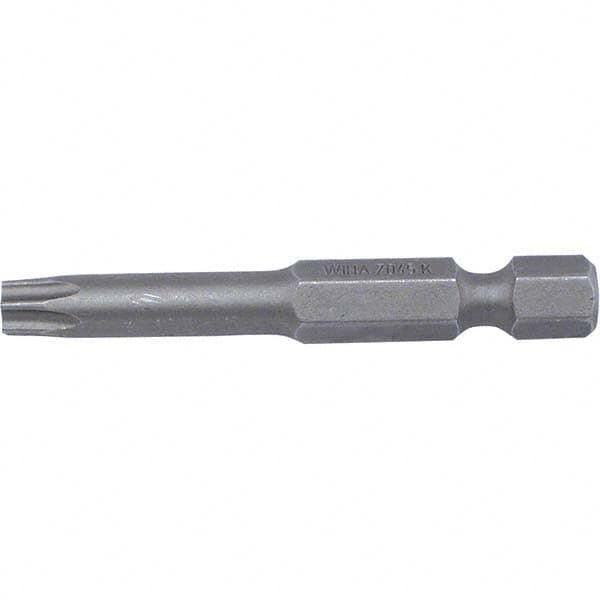 Wiha - T8 Power Bit - 1/4" Drive, 2" OAL - Americas Industrial Supply