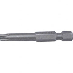 Wiha - T10 Power Bit - 1/4" Drive, 2" OAL - Americas Industrial Supply