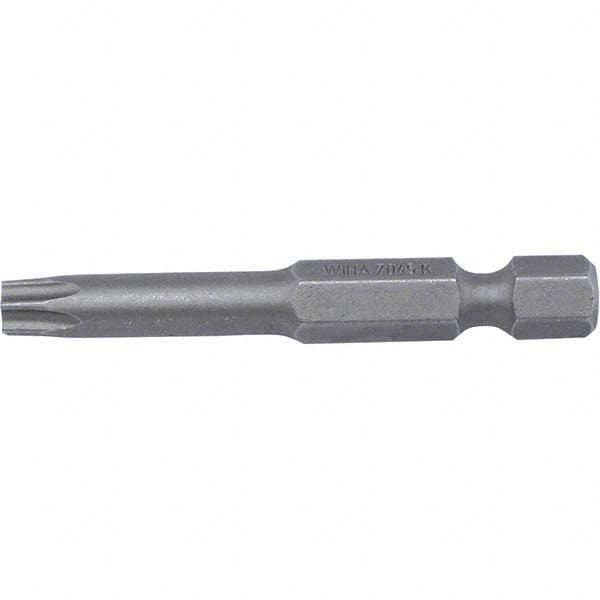 Wiha - T30 Power Bit - 1/4" Drive, 2" OAL - Americas Industrial Supply