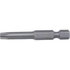 Wiha - T30 Power Bit - 1/4" Drive, 2" OAL - Americas Industrial Supply