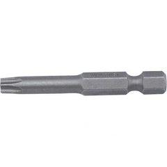 Wiha - T25 Power Bit - 1/4" Drive, 2" OAL - Americas Industrial Supply