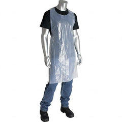 PIP - Disposable & Chemical Resistant Aprons Garment Style: Bib Apron Garment Type: Chemical Resistant - Americas Industrial Supply