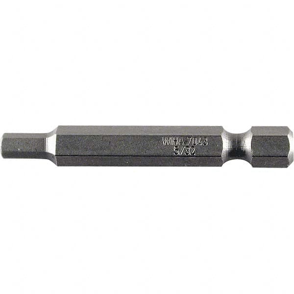 Wiha - 0.14" Power Bit - 1/4" Drive, 2" OAL - Americas Industrial Supply