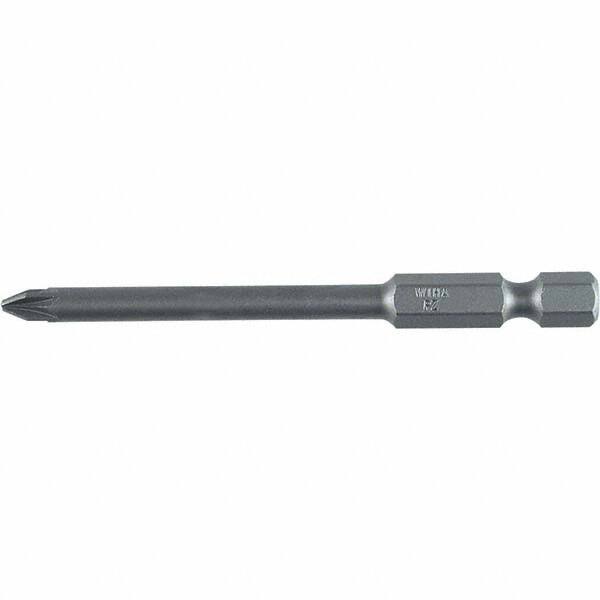 Wiha - PZ.0 Power Bit - 1/4" Drive, 2-3/4" OAL - Americas Industrial Supply