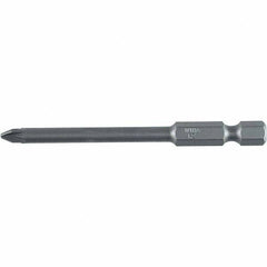 Wiha - PZ.0 Power Bit - 1/4" Drive, 2-3/4" OAL - Americas Industrial Supply