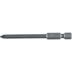 Wiha - PZ.2 Power Bit - 1/4" Drive, 2-3/4" OAL - Americas Industrial Supply