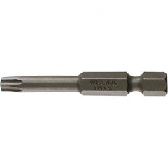 Wiha - T50 Power Bit - 1/4" Drive, 2" OAL - Americas Industrial Supply