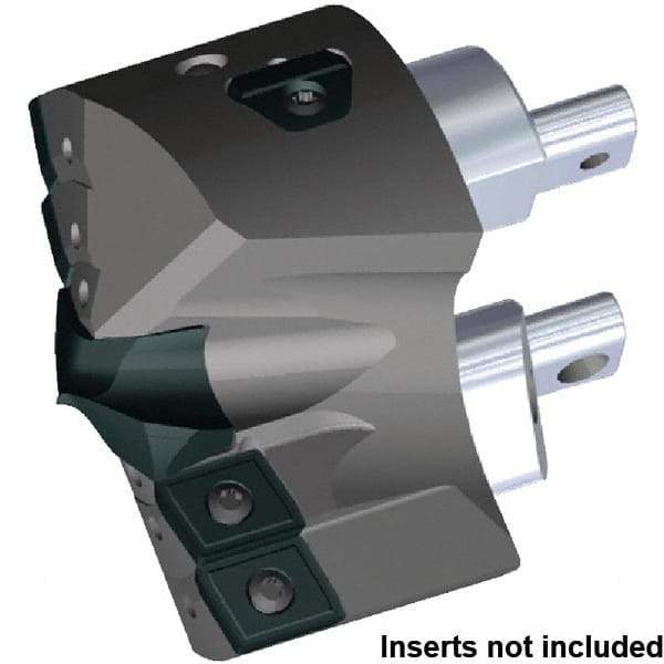 Kennametal - Series KSEM Plus, Head Connection FDS80, 82.55mm Max Diam Interchangeable Pilot Drill Head - KSEMP3400HPGM Pilot Drill, 34mm Pilot Drill Diam, 5 Nonpilot Inserts, 54.58mm Head Length - Americas Industrial Supply