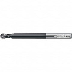 Walter-Prototyp - 10mm Diam, 10mm LOC, 2 Flute Solid Carbide Ball End Mill - TiAlN Finish, 150mm OAL, 10mm Shank Diam - Americas Industrial Supply
