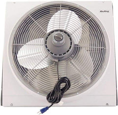 Air King - 20" Blade, 3,560 Max CFM, Window Fan - 1.8/3.2 Amps, 110 Volts, 3 Speed - Americas Industrial Supply