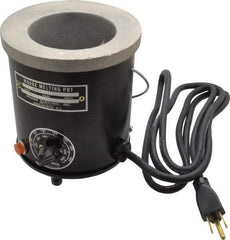 WAAGE - 1 Pint, 3" Deep, 150 to 450°F, Dip Coat Pot - 3-1/2" ID, 115 Volts, 400 Watts - Americas Industrial Supply