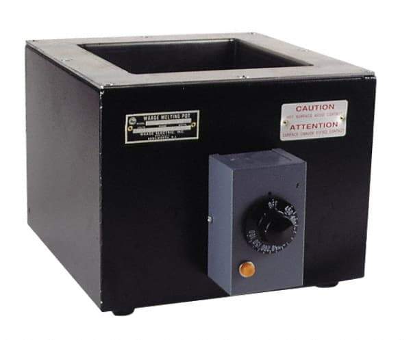 WAAGE - 2 Lb, 2" Deep, 150 to 550°F, Dip Coat Pot - 4 x 8" Inside Dimension, 120 Volts, 800 Watts - Americas Industrial Supply