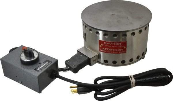 WAAGE - 5" High, 115 Volt Hot Plate - 100 to 1000°F, 1 Burner, 1250 Watt, 8" Diam, 11 Amps - Americas Industrial Supply