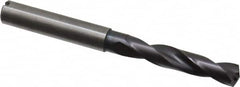 Guhring - 7.2mm 140° Spiral Flute Solid Carbide Screw Machine Drill Bit - FIREX Finish, Right Hand Cut, 41mm Flute Length, 79mm OAL, SU Point, Straight Shank, Through Coolant - Americas Industrial Supply