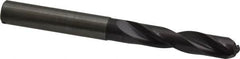 Guhring - 7.6mm 140° Spiral Flute Solid Carbide Screw Machine Drill Bit - FIREX Finish, Right Hand Cut, 41mm Flute Length, 79mm OAL, SU Point, Straight Shank, Through Coolant - Americas Industrial Supply