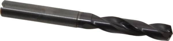Guhring - 7.8mm 140° Spiral Flute Solid Carbide Screw Machine Drill Bit - FIREX Finish, Right Hand Cut, 41mm Flute Length, 79mm OAL, SU Point, Straight Shank, Through Coolant - Americas Industrial Supply