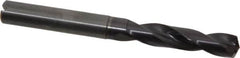 Guhring - 7.8mm 140° Spiral Flute Solid Carbide Screw Machine Drill Bit - FIREX Finish, Right Hand Cut, 41mm Flute Length, 79mm OAL, SU Point, Straight Shank, Through Coolant - Americas Industrial Supply