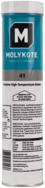 Dow Corning - 14.1 oz Cartridge Lithium High Temperature Grease - Black, High Temperature, 550°F Max Temp, NLGIG 2, - Americas Industrial Supply
