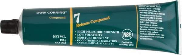 Dow Corning - 5.3 Ounce Tube, White, General Purpose Mold Release - Food Grade, Silicone Composition - Americas Industrial Supply