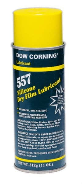 Dow Corning - 16 oz Aerosol Dry Film Moly/Silicone Lubricant - Clear, -40°F to 110°F - Americas Industrial Supply