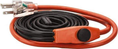 EasyHeat - 6' Long, Preassembled, Fixed Length, Fixed Wattage, Protection Heat Cable - 120 Input Volts, 42 Watts - Americas Industrial Supply