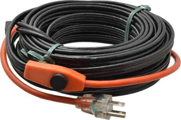 EasyHeat - 40' Long, Preassembled, Fixed Length, Fixed Wattage, Protection Heat Cable - 120 Input Volts, 280 Watts - Americas Industrial Supply