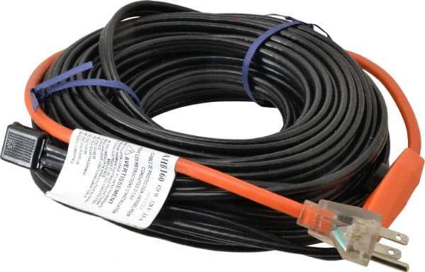 EasyHeat - 60' Long, Preassembled, Fixed Length, Fixed Wattage, Protection Heat Cable - 120 Input Volts, 420 Watts - Americas Industrial Supply