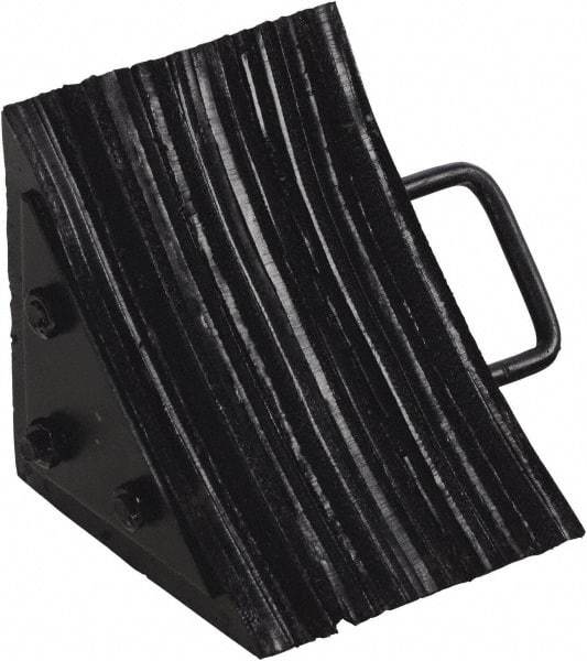 Vestil - 7-1/2" Wide x 8" High x 8" Deep, Rubber Wheel Chock - Americas Industrial Supply