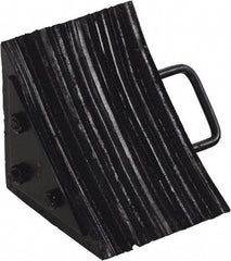 Vestil - 7-1/2" Wide x 8" High x 8" Deep, Rubber Wheel Chock - Americas Industrial Supply