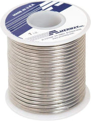 Made in USA - 1/8 Inch Diameter, 97SN/3CU, Lead Free Solder - 1 Lb., 11 Gauge - Exact Industrial Supply