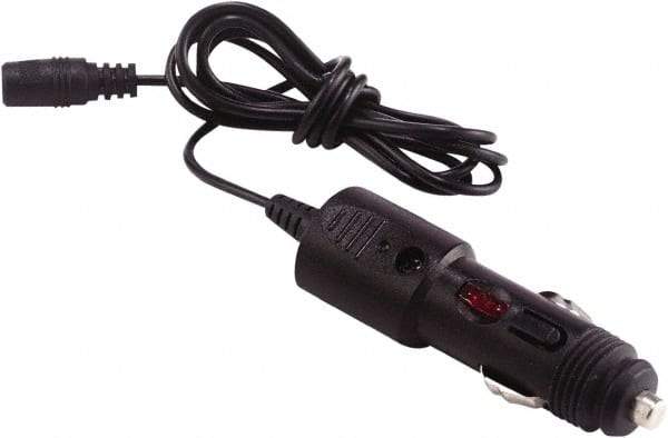 Ergodyne - 12 VDC Power Adapter for Heated Jacket - 4.92' Long, Black, Plastic - Americas Industrial Supply