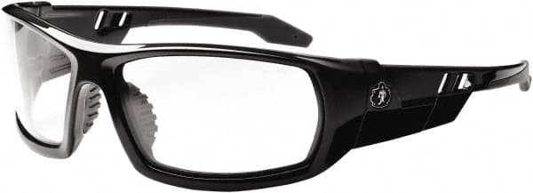 Ergodyne - Clear Lenses, Framed Safety Glasses - Anti-Fog, Size Universal, Wrap Around - Americas Industrial Supply