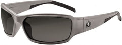 Ergodyne - Smoke Lenses, Framed Safety Glasses - Uncoated Lenses, Size Universal, Wrap Around - Americas Industrial Supply