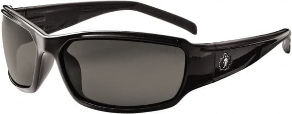 Ergodyne - Smoke Lenses, Framed Safety Glasses - Anti-Fog, Size Universal, Wrap Around - Americas Industrial Supply
