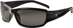 Ergodyne - Smoke Lenses, Framed Safety Glasses - Anti-Fog, Size Universal, Wrap Around - Americas Industrial Supply