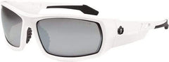 Ergodyne - Silver Lenses, Framed Safety Glasses - Uncoated Lenses, Size Universal, Wrap Around - Americas Industrial Supply