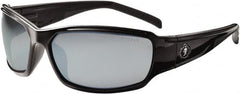 Ergodyne - Silver Lenses, Framed Safety Glasses - Uncoated Lenses, Size Universal, Wrap Around - Americas Industrial Supply