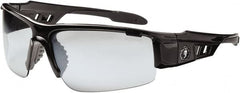 Ergodyne - Indoor/Outdoor Lenses, Framed Safety Glasses - Uncoated Lenses, Size Universal, Wrap Around - Americas Industrial Supply