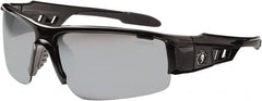 Ergodyne - Silver Lenses, Framed Safety Glasses - Uncoated Lenses, Size Universal, Wrap Around - Americas Industrial Supply