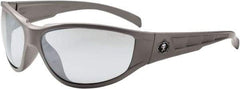 Ergodyne - Indoor/Outdoor Lenses, Framed Safety Glasses - Uncoated Lenses, Size Universal, Wrap Around - Americas Industrial Supply