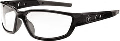 Ergodyne - Clear Lenses, Framed Safety Glasses - Uncoated Lenses, Size Universal, Wrap Around - Americas Industrial Supply