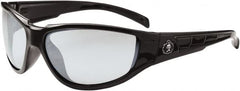 Ergodyne - Indoor/Outdoor Lenses, Framed Safety Glasses - Uncoated Lenses, Size Universal, Wrap Around - Americas Industrial Supply