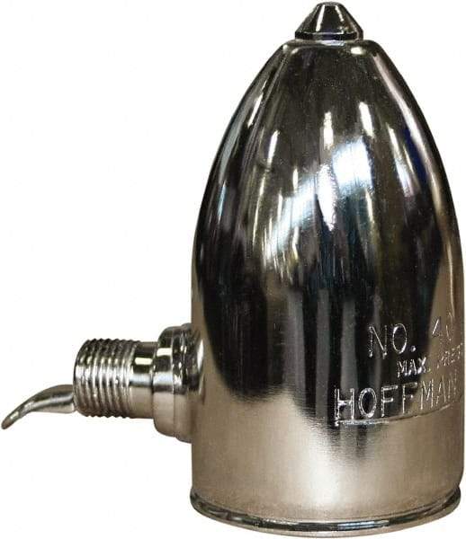 Hoffman Speciality - 1/8" Pipe, 10 psi WOG Rating, Male NPT End Connections, Float Vent Radiator Valve - 10 psi Steam Pressure Rating, Brass - Americas Industrial Supply