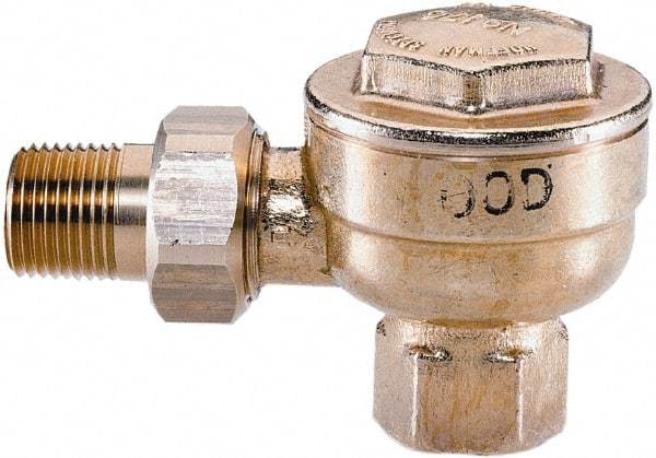 Hoffman Speciality - 2 Port, 1/2" Pipe, Stainless Steel Thermostatic Steam Trap - 25 Max psi - Americas Industrial Supply